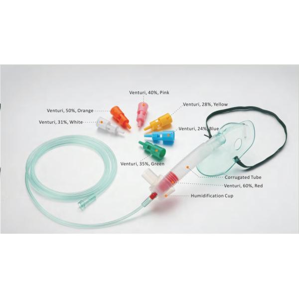 PVC Medical Grade Oxygen Therapy With Adjustable Nose Clip With/Without Latex