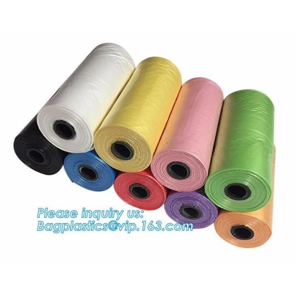 Nappy Baby Disposable Diaper Sacks, Degradable scented disposable baby diaper sack, green tie handle baby diaper sack