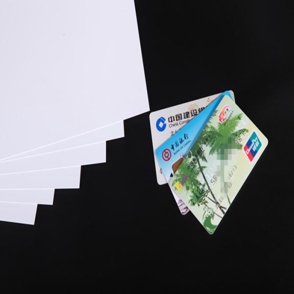 Lightweight White Or Colored PVC Core Sheet For Business Cards Screen Printing
