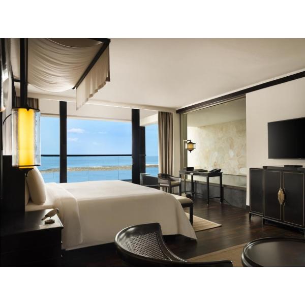 Tropical Luxury Holiday / Resort Hotel On Island Natural Themed Solid Wood Vintage Furnitures