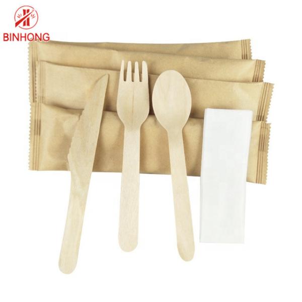 Disposable Wood Mini Ice Cream Wooden Spoon One Time Use Wooden