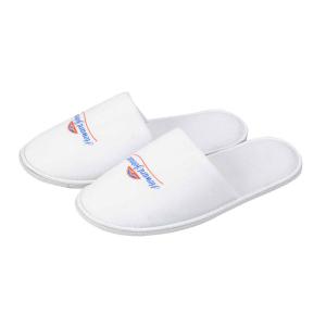 Cheap open toe cotton terry slippers for women wholesale