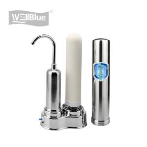 Cheap Stainless Dome Ceramic Countertop Water Filter , Faucet - Mounted Water Filter wholesale