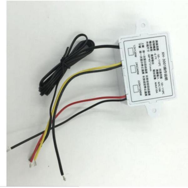 220V Digital LED Temperature Controller 10A Thermostat Control Switch Probe New Xh-W3001