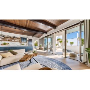 China Fireproof Silver Aluminum Sliding Glass Patio Doors Manufacturers on sale