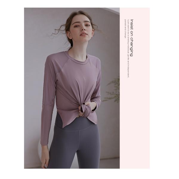 Back Slit Mesh Shoulder Womens Long Sleeve Sweatshirt For Spring