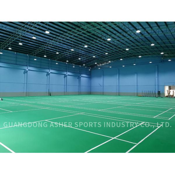 Interlocking PVC Sports Flooring Seamless Tiles Type Tennis Court Use