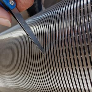 China Stainless Steel 304 Mesh Wedge Wire Johnson Screen Tube For Water Well Sand Control on sale