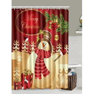 Snowman Christmas Bath Mat Set Anti Skid Restroom Mat Set