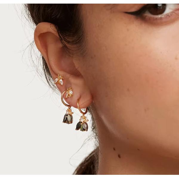 925 Sterling Silver Wholesale Jewelry Minimalist Small 925 Sterling Silver Zircon Stud Earrings Gold Plated Earrings For Women