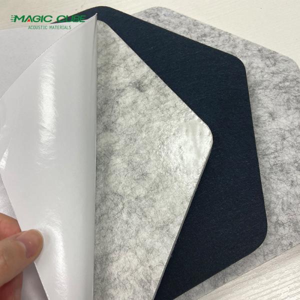 Customizable Sound Absorbing Wall Panels Polyester Fiber For Noise Control