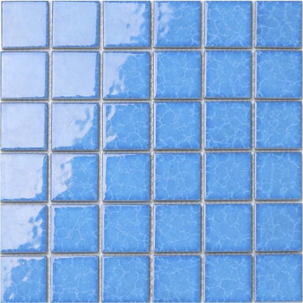 Square 2x2 Ceramic Mosaic Tile 300x300mm Anti Slip Glazed for Swimming Pool