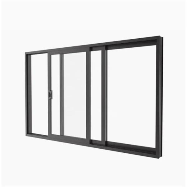 Double Glazed Soundproof Aluminum Alloy Sliding Windows Level 8 Air Tightness