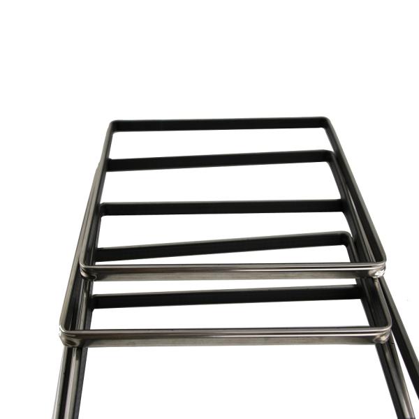 Hardness warm edge spacer for sample check