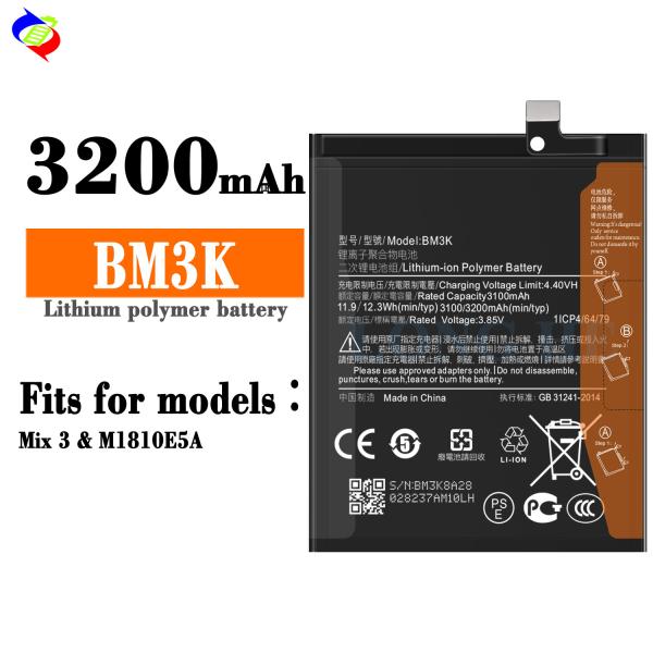 Stock 3200mAh BM3K Battery Replacement for Xiaomi Mi Mix 3 Full Capacity Guaranteed