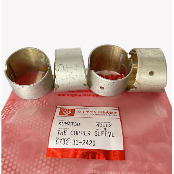 6732-31-2420 Engine Parts Spares Bush Connecting Rod For 4D102 4BT 6D102 6BT