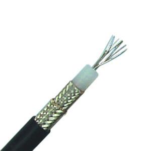 Cheap RG 214 Coaxial Cable Double SPC Braiding for High Frequency Signal Transmissions wholesale