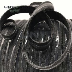 China Women Underwear Bra Elastic Tape With Non Slip Silicone Grip on sale