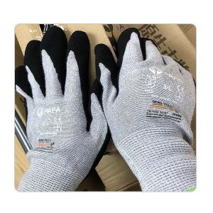 Cheap Grey Seamless Bamboo Fiber Sandy Nitrile Gloves wholesale