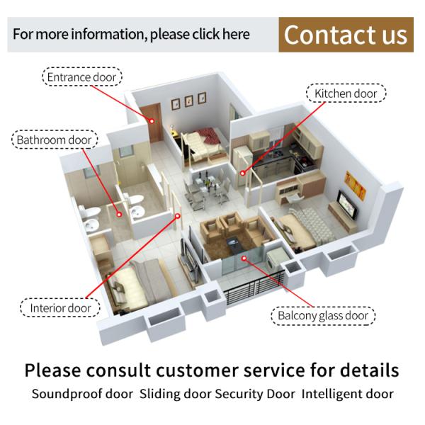 Modern Style High Quality Cast Steel Easy Pattern Power Coated Surface Swing Door for Villa