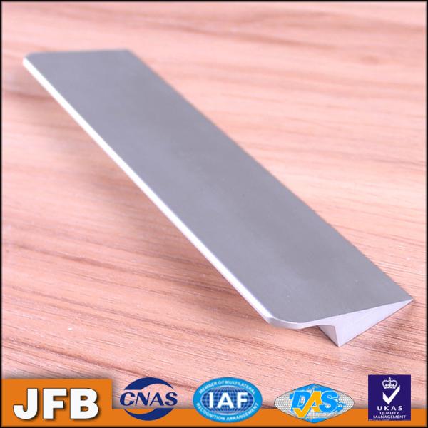 Hot sale! Kitchen Cabinet Aluminum Profile Handles Manufacturer silver finish customed size