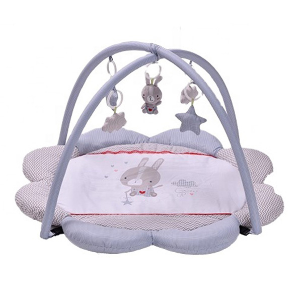 100% Polyester Washable Portable Baby Activity Play Gym Mat Infant Toddlers