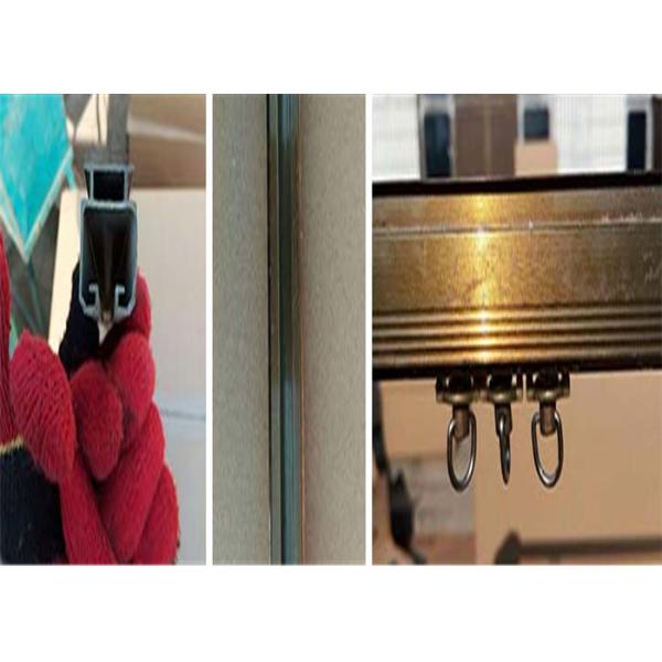 6m Decorative Wire Mesh , Heavy Metal Chain Link Curtains