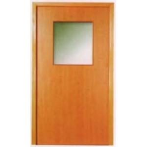 Cheap MF03 ABNM 90min fire-proof wooden glass door wholesale