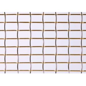 SS321 2.5m Lock Crimp Wire Mesh Square Hole