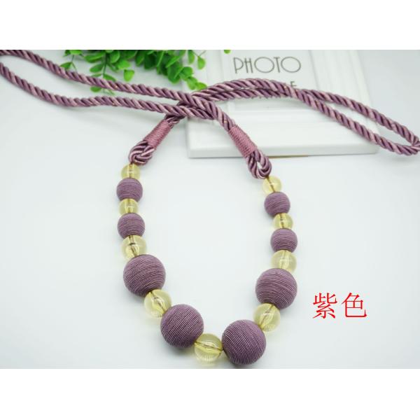 Delicate custom beads curtain tieback for home decoration