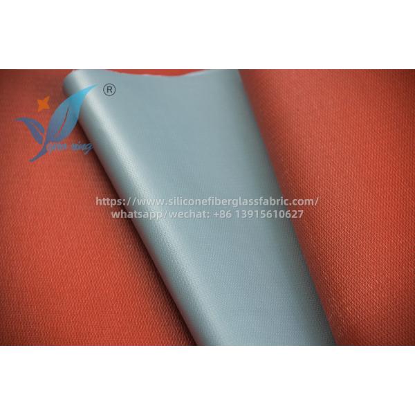 0.4mm Silicone Coated Fiberglass Fabric Fireproof Chemical Resistant