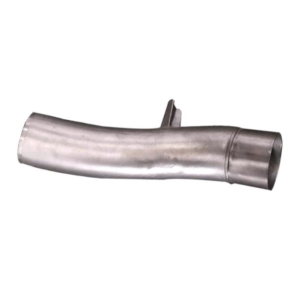 Heat Treatment 304 Stainless Steel Casting Motorcycle Exhaust System Elbow Pipe