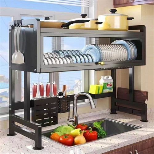 Multi Functional Bowl Dish Over The Sink Dish Rack Anti Slip Suction Cup Foot Pads No Shaking Or Deformation OEM