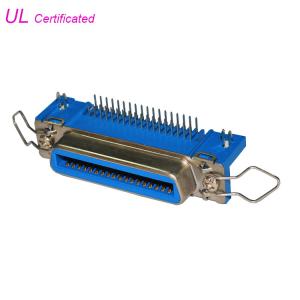 Cheap 36Pin 2.16mm pitch Centronic Right Angle Female PCB Connector with spring latch wholesale