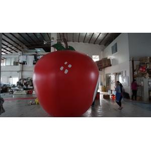 Cheap 3.5m Height Apple Shaped Balloons Pantone Color Matched Printing Large wholesale