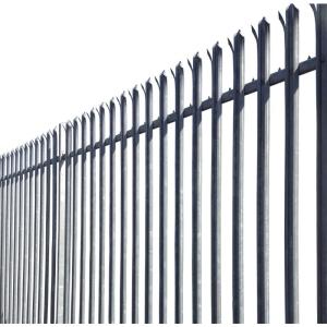 Cheap Low Prices galvanized steel fence price post brackets palisade fence wholesale