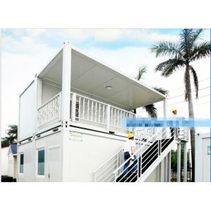 Galvanized Steel Mobile Container Homes Aluminum Alloy Window Wind Resistance