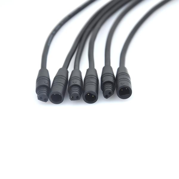 Durable Ebike Battery Connectors , Male Female Waterproof Electrical Connectors