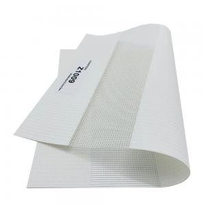 Cheap Semi Blockout Roller Blind 29% Polyester Sun Blocking Mesh Fabric 50*75mm 50% wholesale