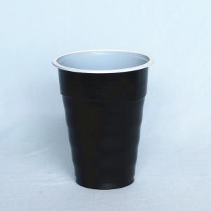 Cheap PS Black 16Oz Disposable Plastic Cups Colored Disposable Cold Drink Cup 98mm wholesale