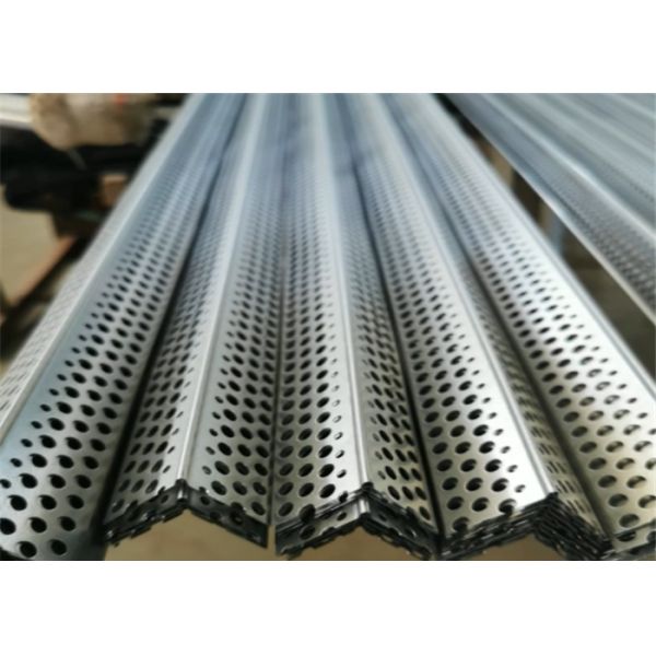0.5mm Thick Perforated 1.5m Length Aluminum Corner Protector For Wall Plaster