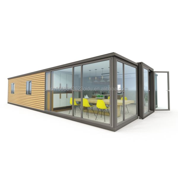 Galvanized Steel Bending Steel Structure 20ft Modified Shipping Container House for Home Office and Outdoor