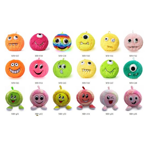 Assortment Bola Peluda Big Inflatable Baby Toys Ball Fuzzies Bouncing Ball