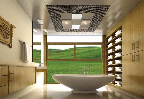 Ultra Thin Square LED Ceiling Lights 60x60cm Commercial Flat LED Light Panel