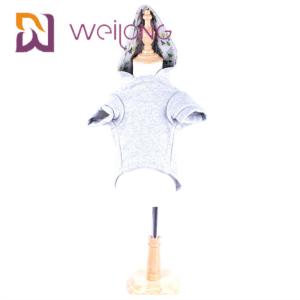 Short Sleeved E Cat Dog Fleece Hoodie Cotton Sweatshirt