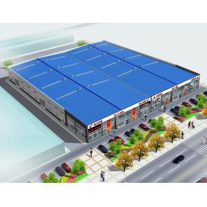 China 120kg/Sqm Q345B Prefab Steel Structure Warehouse on sale