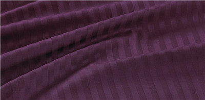 Polyester Cotton Sateen Stripe 1800 Series Egyptian Cotton Blend 4pcs Duvet Cover Set Queen size