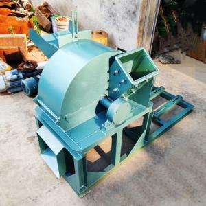 China 1-3T 37KW Waste Wood Crusher Wood Chips Biomass Particle Bark Sawdust Crusher on sale