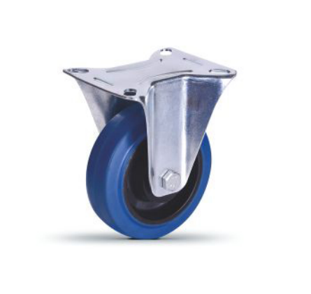 Quality 75mm 100mm Caster Wheels Industrial High Elasticity TPR Caster Wheel for sale