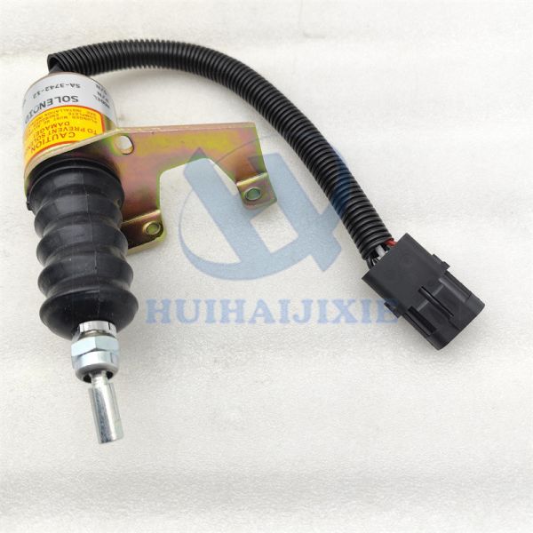 12V Fuel Shutoff Solenoid Valve SA-3742-12 3932017 For Cummins Bosch Deutz